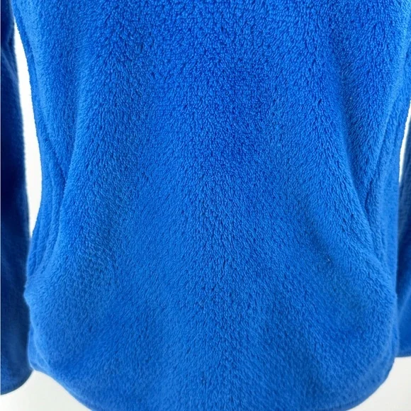 Patagonia Polartec Thermal Pro Fleece Pullover Jacket Cobalt Blue Cozy Snap-T - Picture 11 of 13